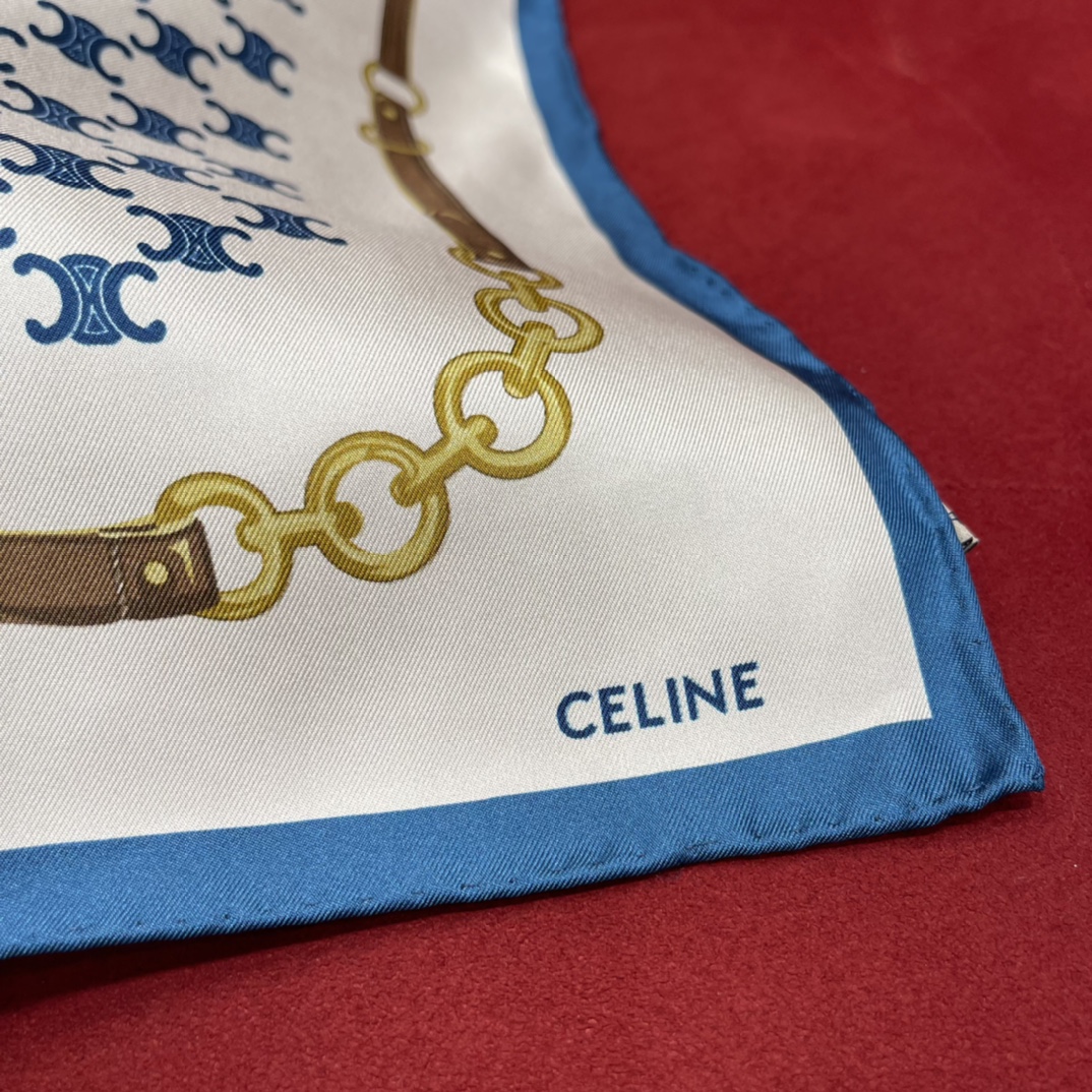 𝐂𝐞𝐥𝐢𝐧𝐞 Iconic Arc de Triomphe ➕ Chain Element 100% Mulberry Silk