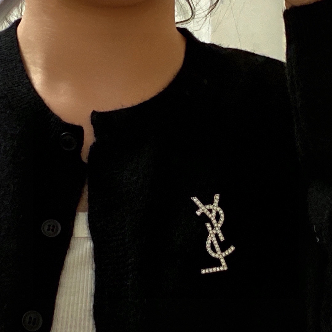 Saint Laurent YSL brooch