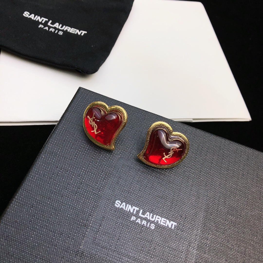 Saint Laurent YSL earrings studs