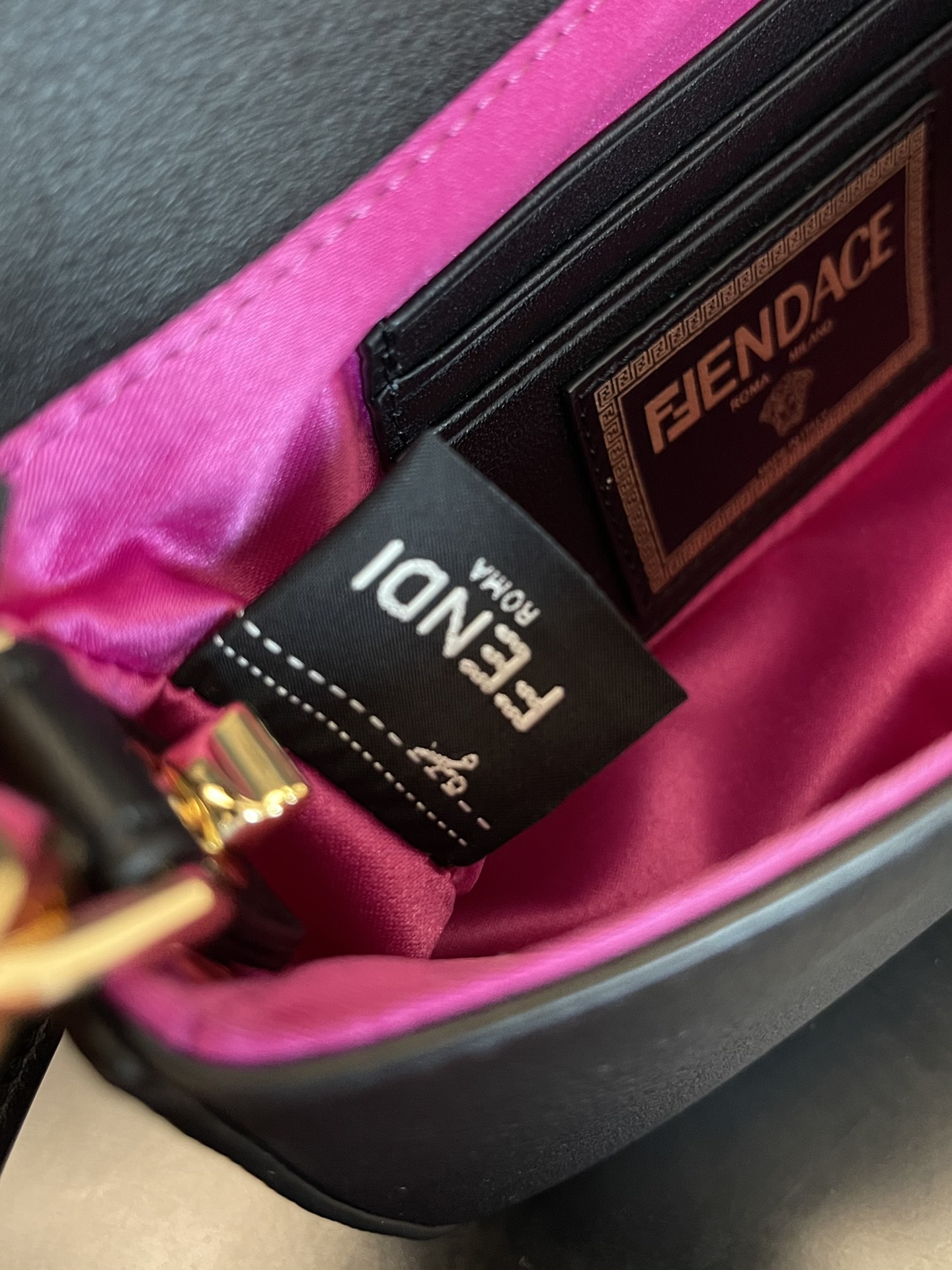 FENDI F andace series small baguette