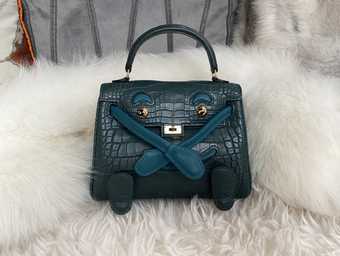 kelly doll  American crocodile top craftsmanship wax thread hand sewing