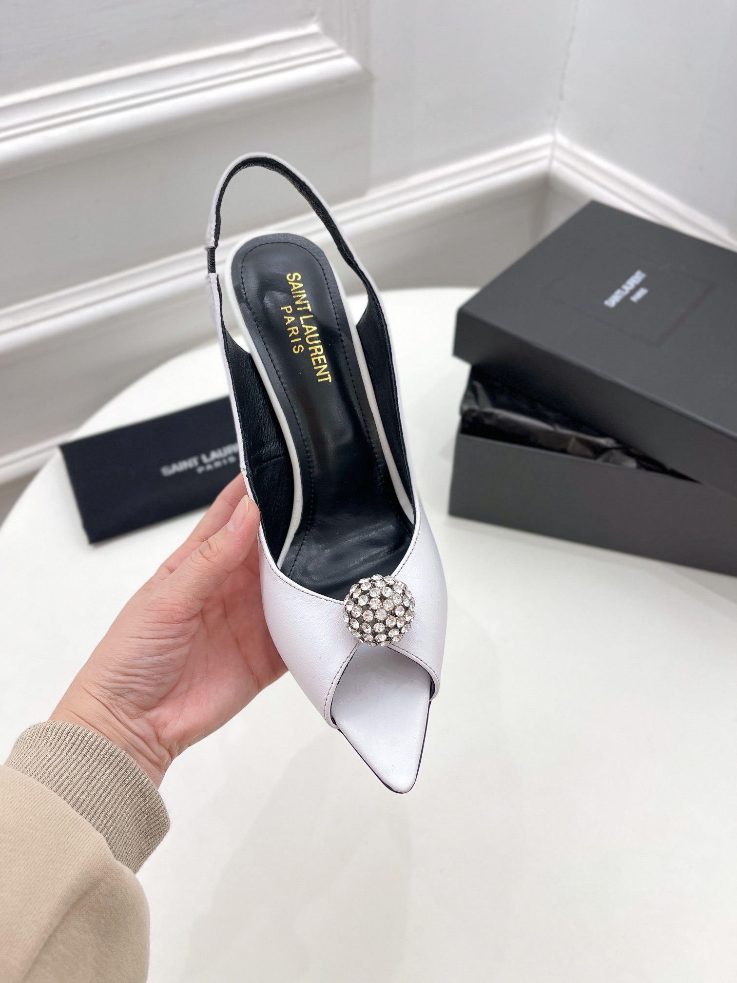 𝙎𝙖𝙞𝙣𝙩 𝙇𝙖𝙪𝙧𝙚𝙣𝙩 | 𝟐𝟎𝟐𝟏/𝐒𝐒 𝐧𝐞𝐰 YSL｜Roland 2022/fw early spring new baked high heels
