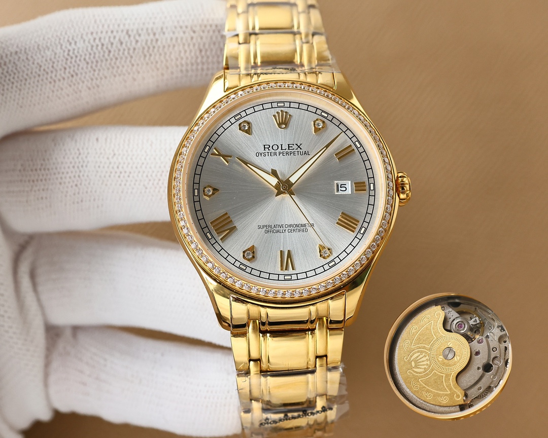 Rolex sapphire glass double mirror