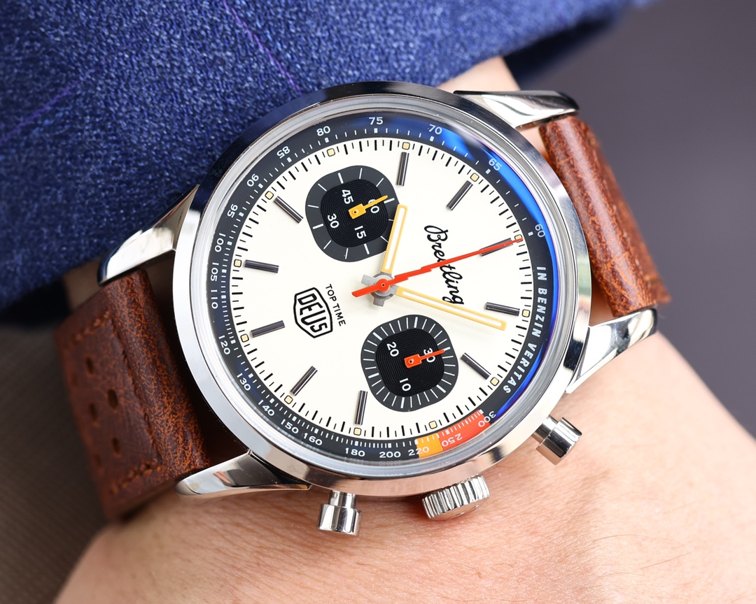 Breitling-Top Time is a unique blend of exceptional design and Swiss 7750 chronograph movement