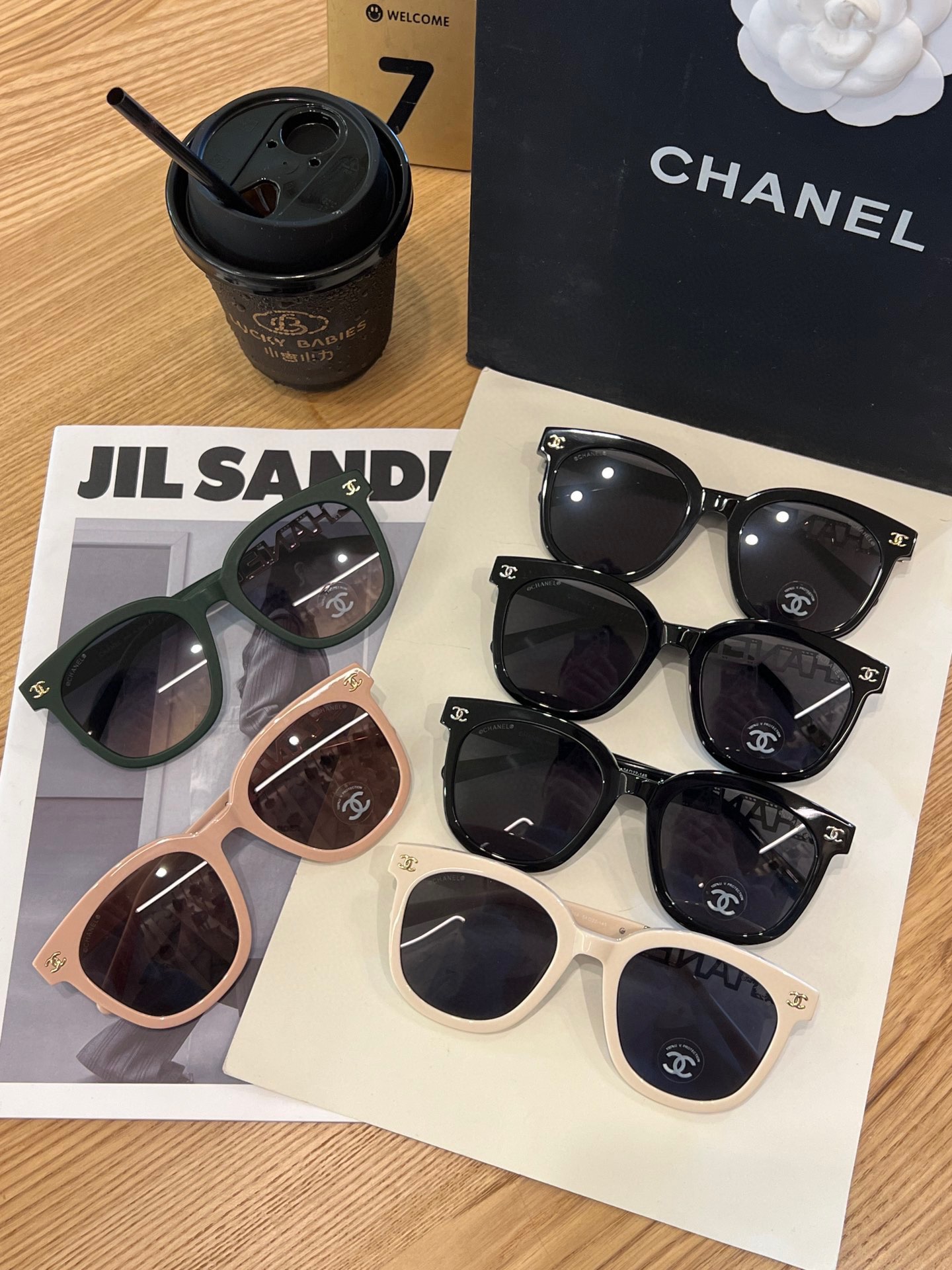 CHANEL sunglasses net red sunglasses model CH7335