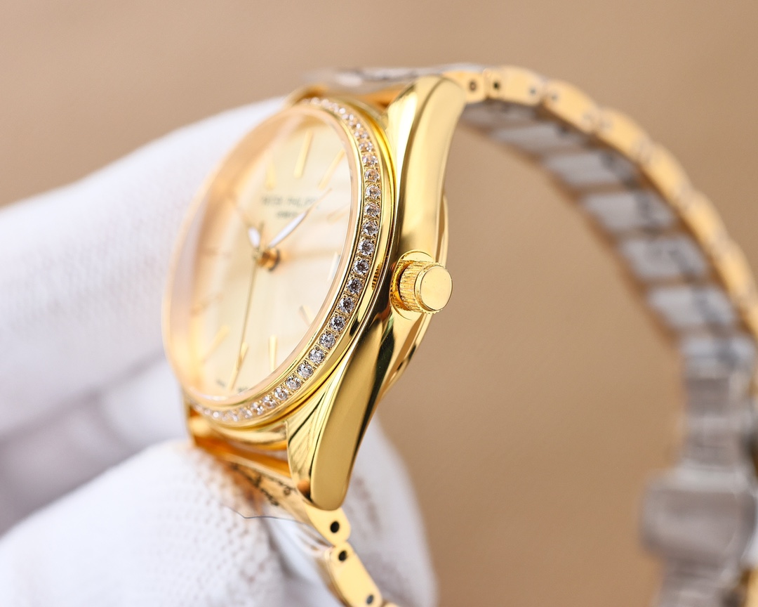 Patek Philippe V8 Edition Fashion Women's Watch Simple Three Needles