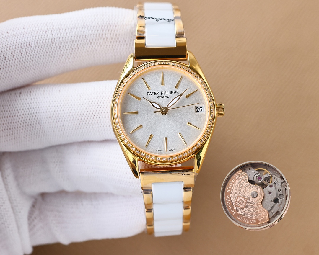 Patek Philippe V8 Edition Fashion Women's Watch Simple Three Needles