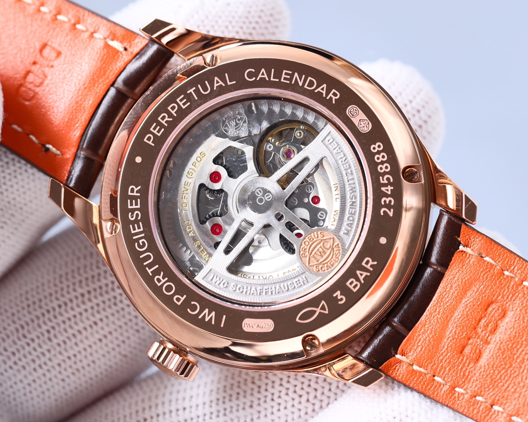 IWC- Portuguese Collection German CNC machine open molded case and strap 82650 movement copy