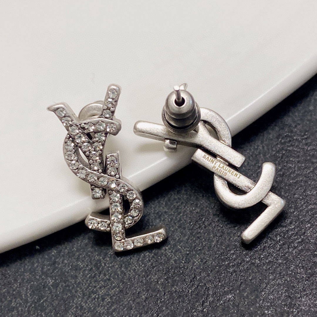 Saint Laurent YSL earrings studs