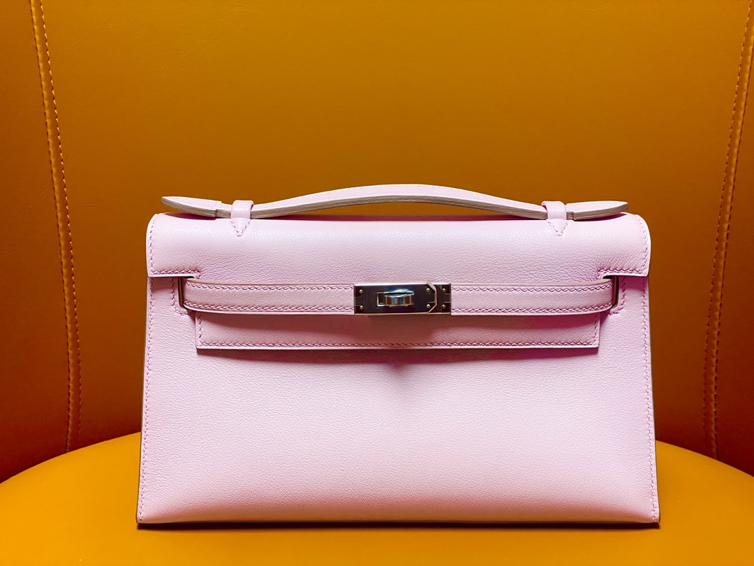 Mini kelly generation baby powder swift silver buckle