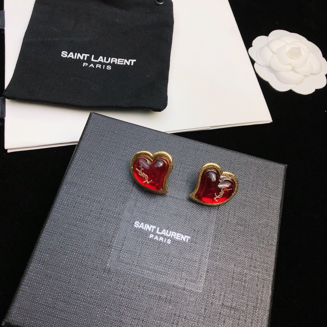 Saint Laurent YSL earrings studs