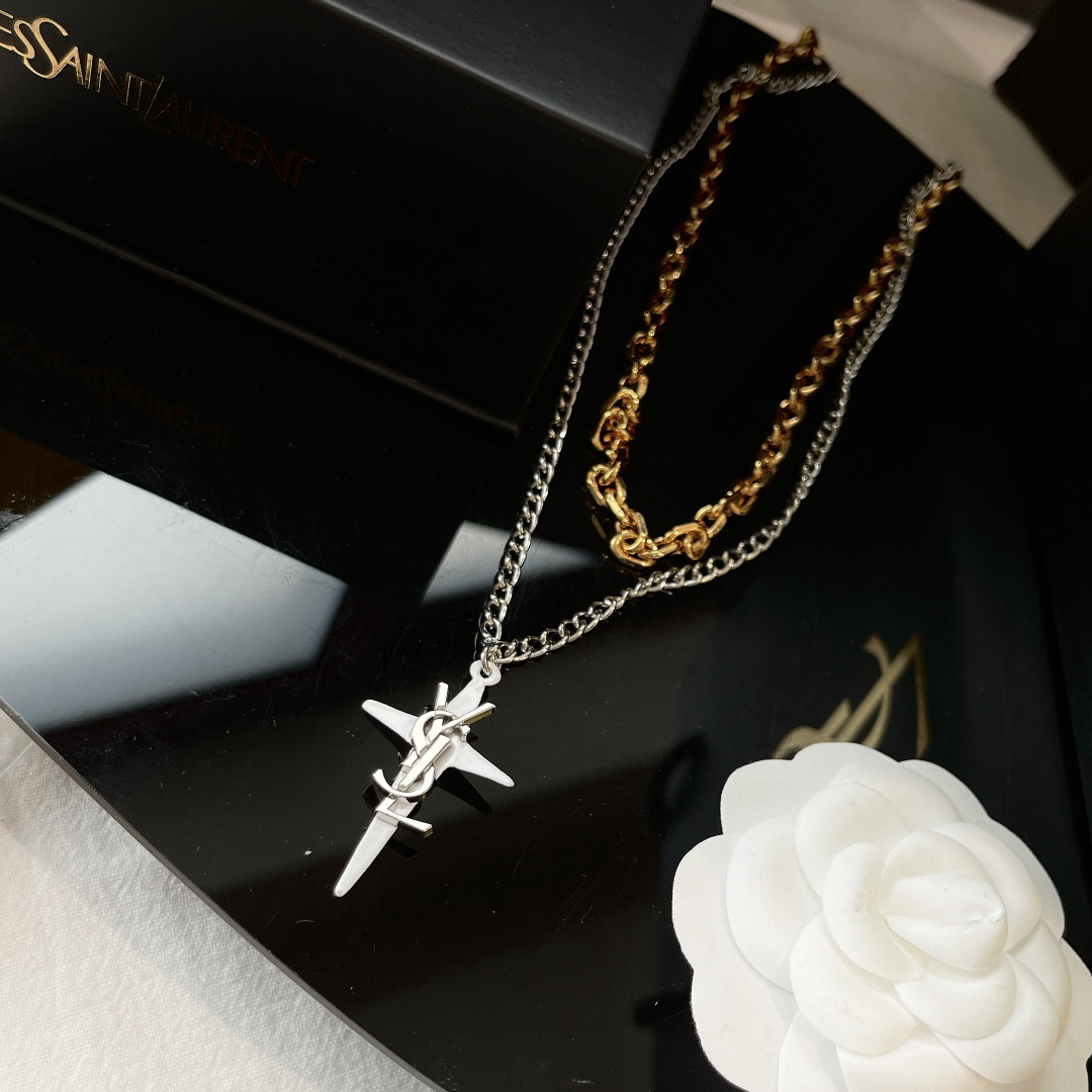 Saint Laurent YSL necklace