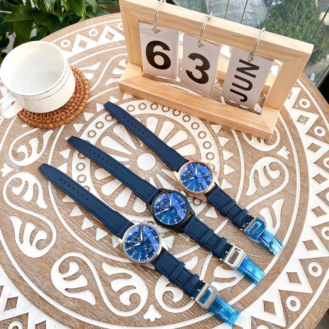 IWC- Vanguard - Men's Watch Mechanical Automatic Movement Mineralized Glass 316L Stainless Steel Case