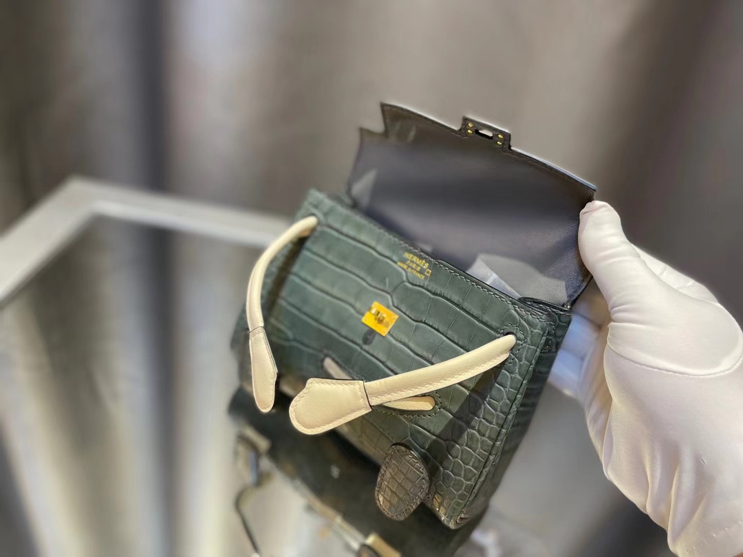 kelly doll  American crocodile top craftsmanship wax thread hand sewing