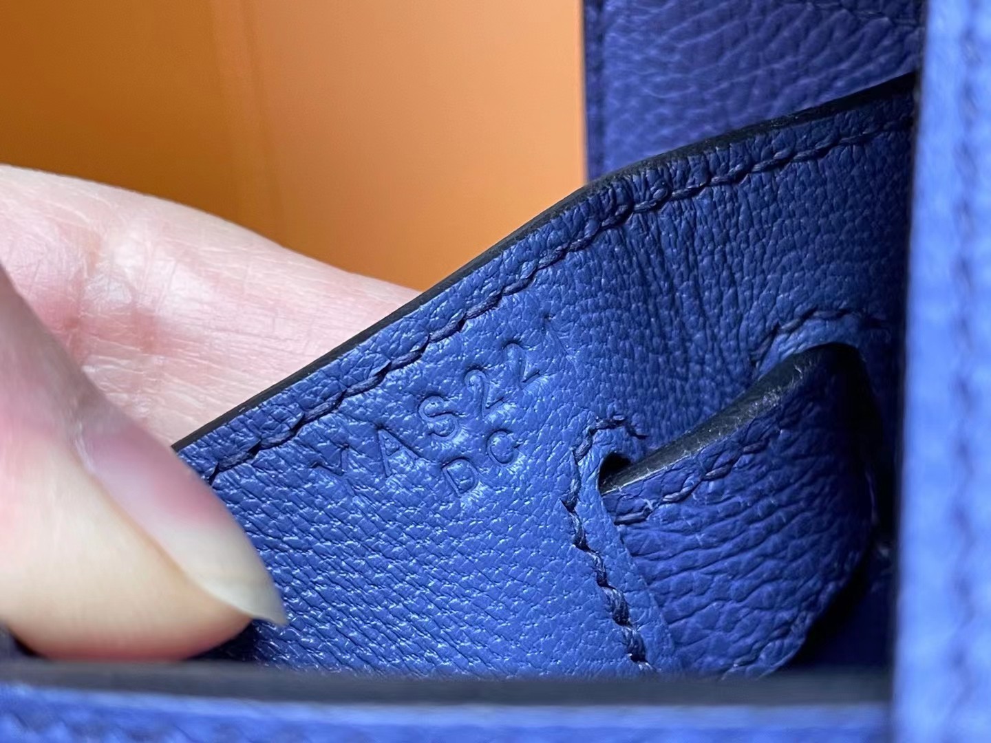 KellyKelly 28 agate blue epsom leather gold buckle