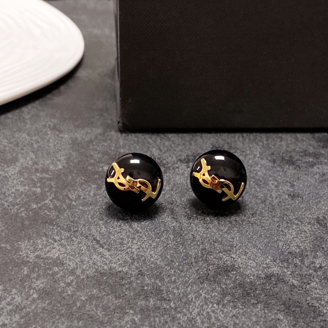 Saint Laurent YSL earrings studs