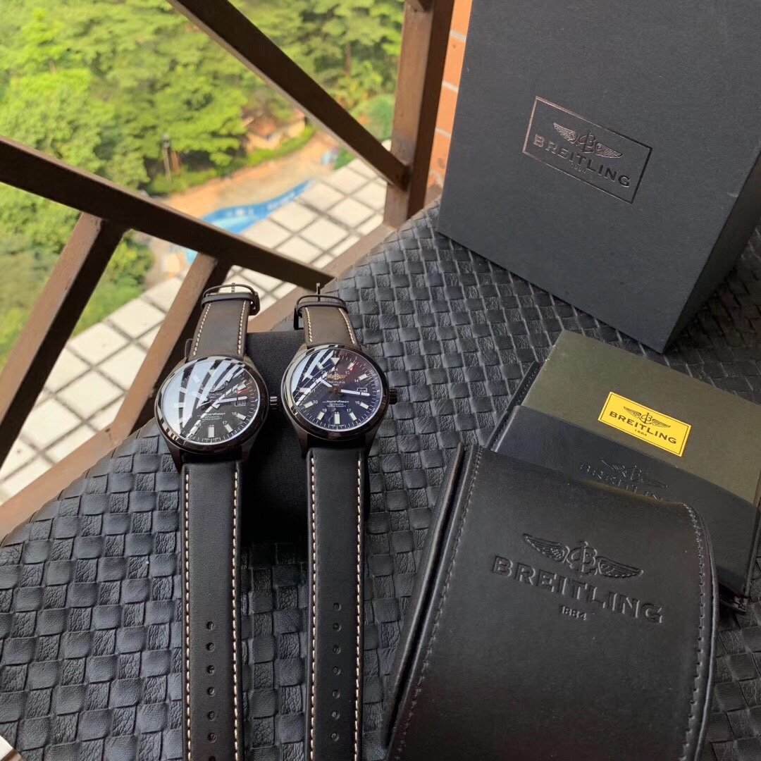 Breitling-Built-in Citizen 821A movement Sapphire scratch-resistant crystal Top layer calfskin strap