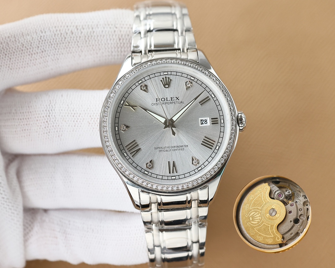 Rolex sapphire glass double mirror