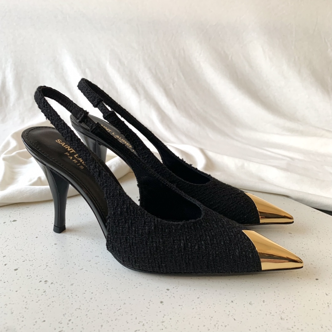 𝙎𝙖𝙞𝙣𝙩 𝙇𝙖𝙪𝙧𝙚𝙣𝙩 | 𝟐𝟎𝟐𝟏/𝐒𝐒 𝐧𝐞𝐰 YSL｜Saint Laurent 2022 early spring hot YSL absolute absolute sub metal chain high heels