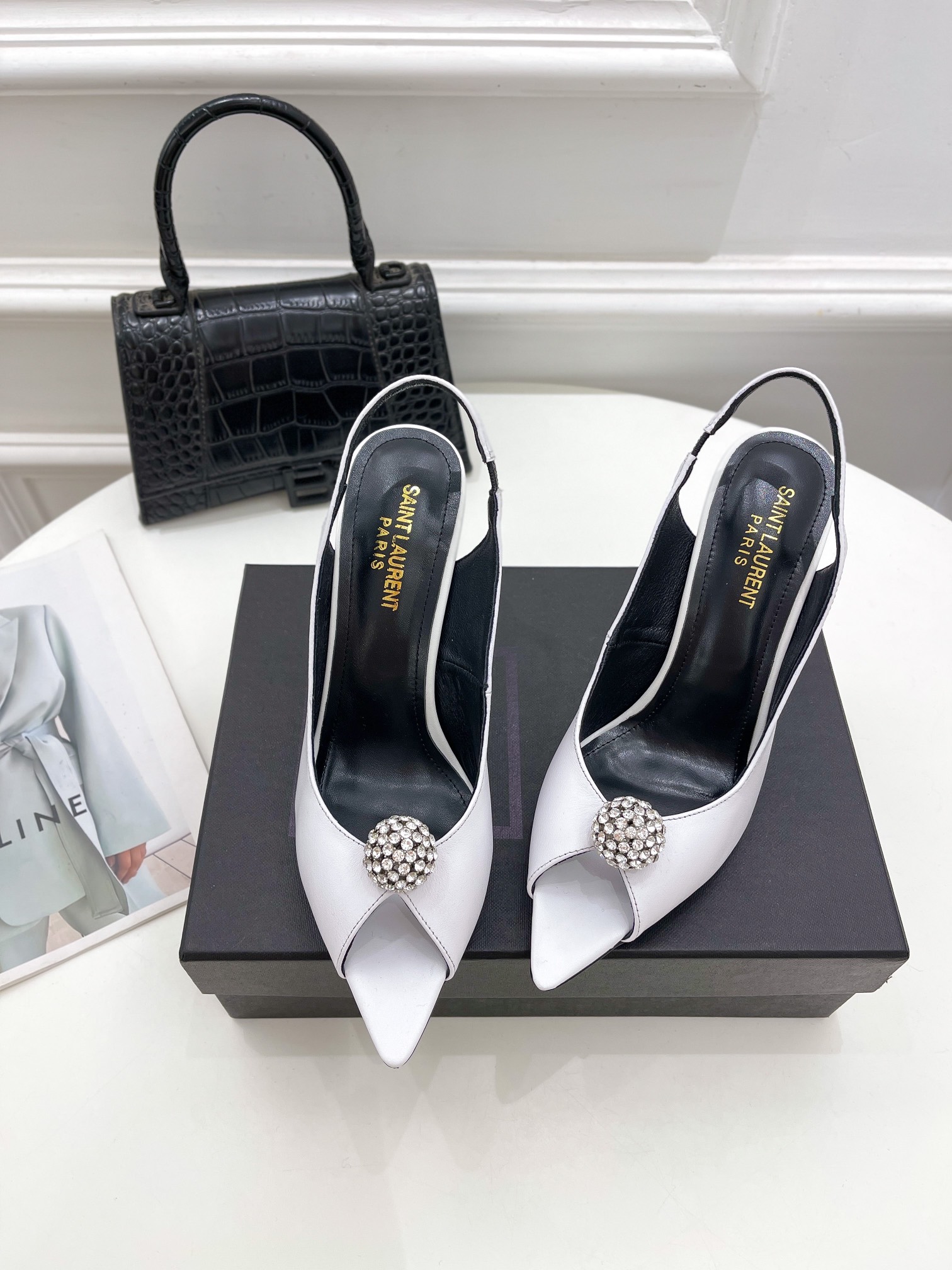 𝙎𝙖𝙞𝙣𝙩 𝙇𝙖𝙪𝙧𝙚𝙣𝙩 | 𝟐𝟎𝟐𝟏/𝐒𝐒 𝐧𝐞𝐰 YSL｜Roland 2022/fw early spring new baked high heels