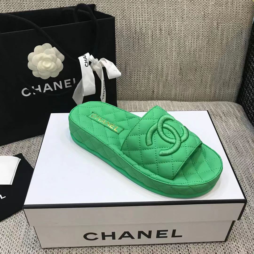 CHANEL 2022 early spring latest honey slippers fashion versatile series imported sheepskin cushioned feet