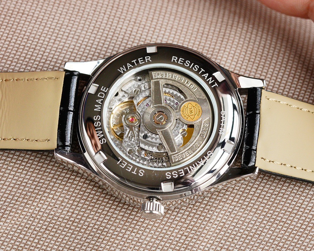 IWC- Moonphase Swiss ETA 2824-2 movement 316 stainless steel case