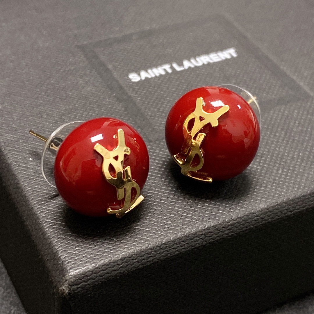 Saint Laurent YSL earrings studs
