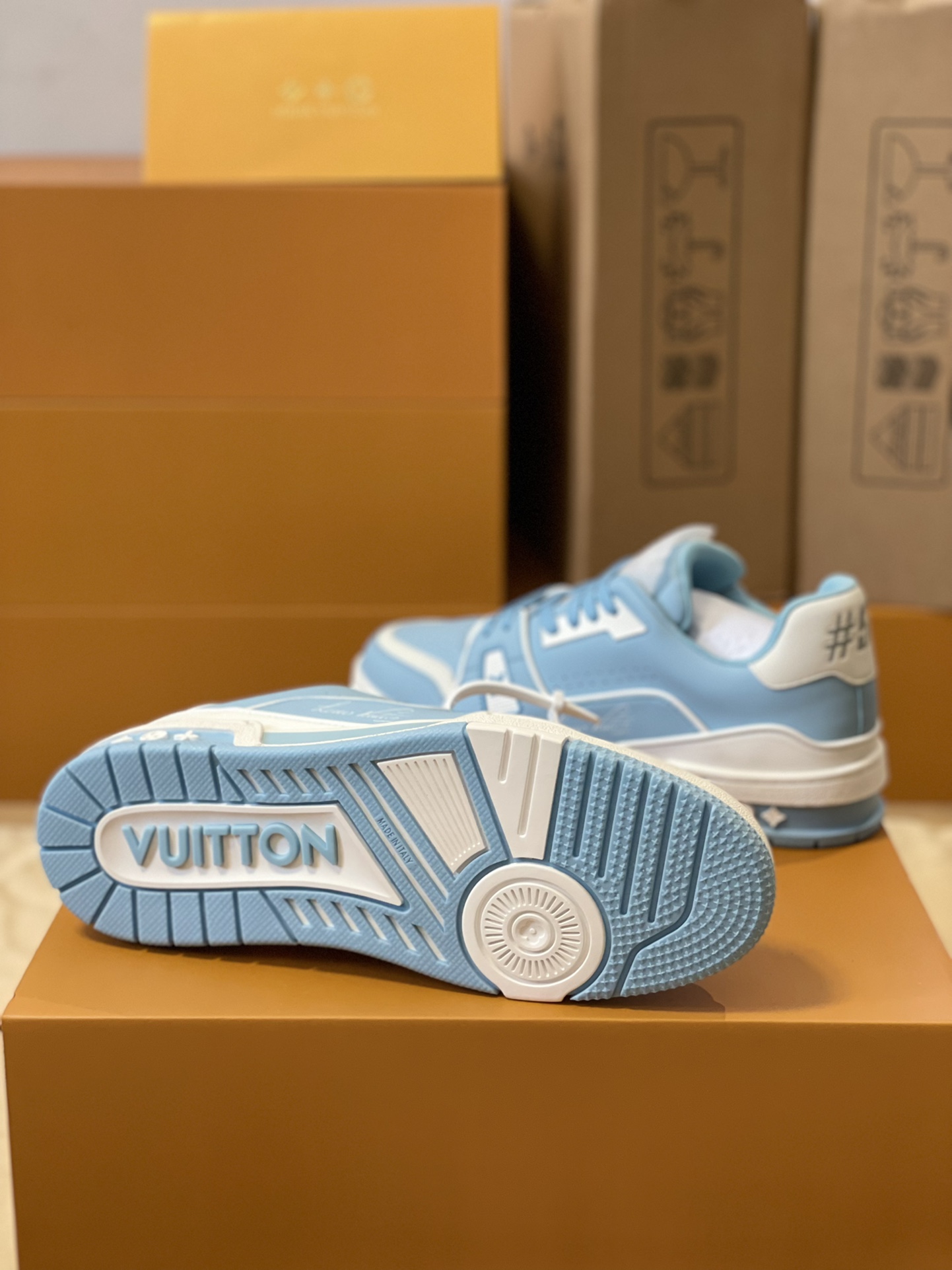 Louis Vuitton Trainer Couples Style FD0261