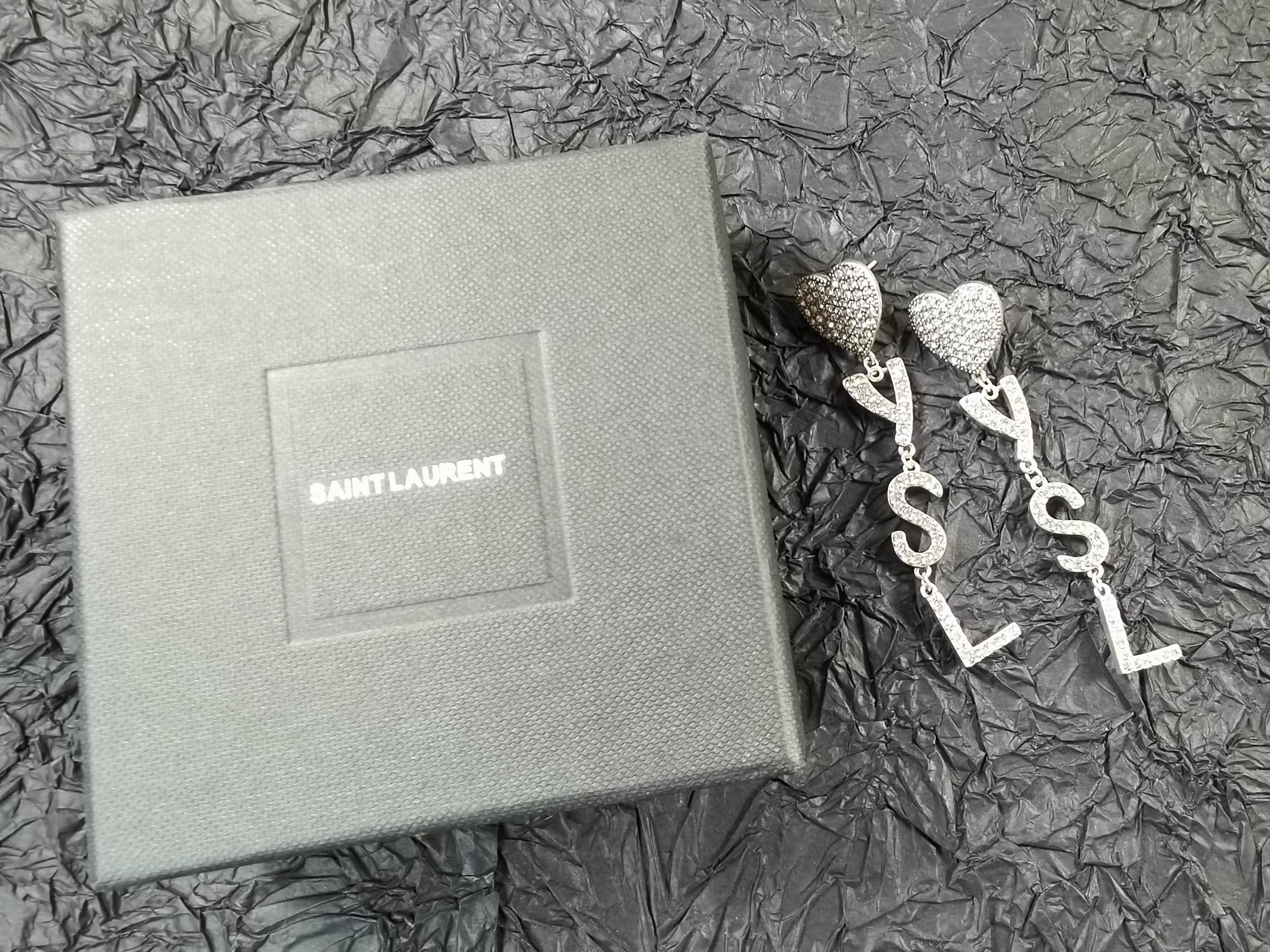 Saint Laurent YSL earrings studs