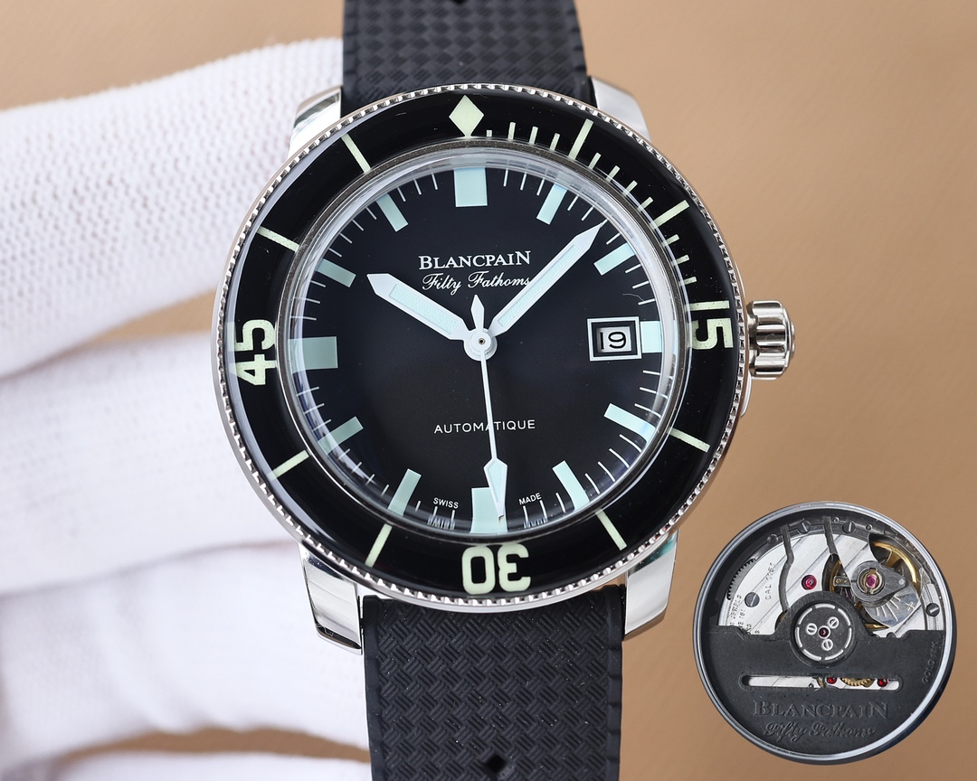 Blancpain Fifty Fathoms [Barracuda] with Calibre 9015 to Cal-1151 Accurate timekeeping