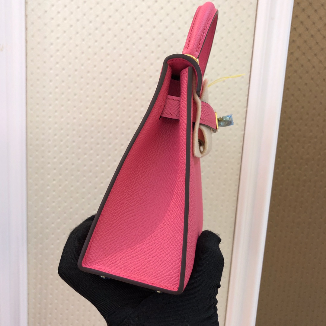 Mini second generation 8w lipstick powder original epsom leather gold buckle silver buckle