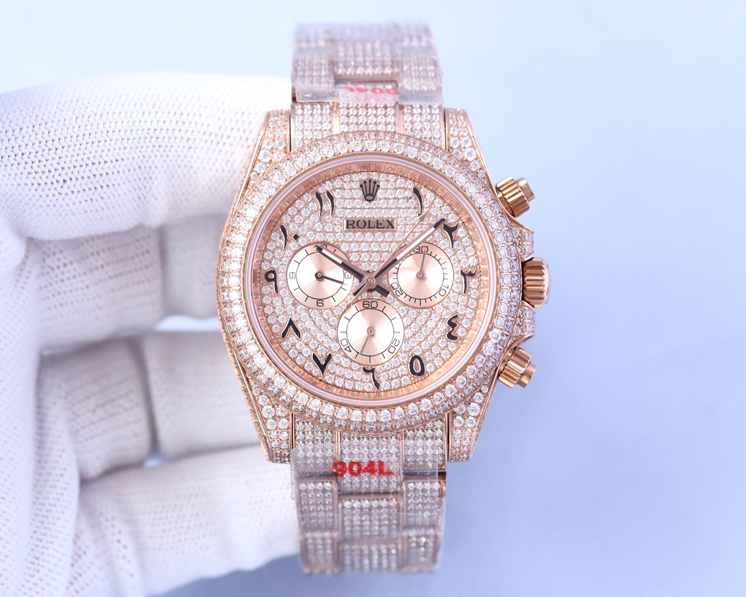 Rolex Cosmic Chronograph Daytona Gypsophila 40 Series