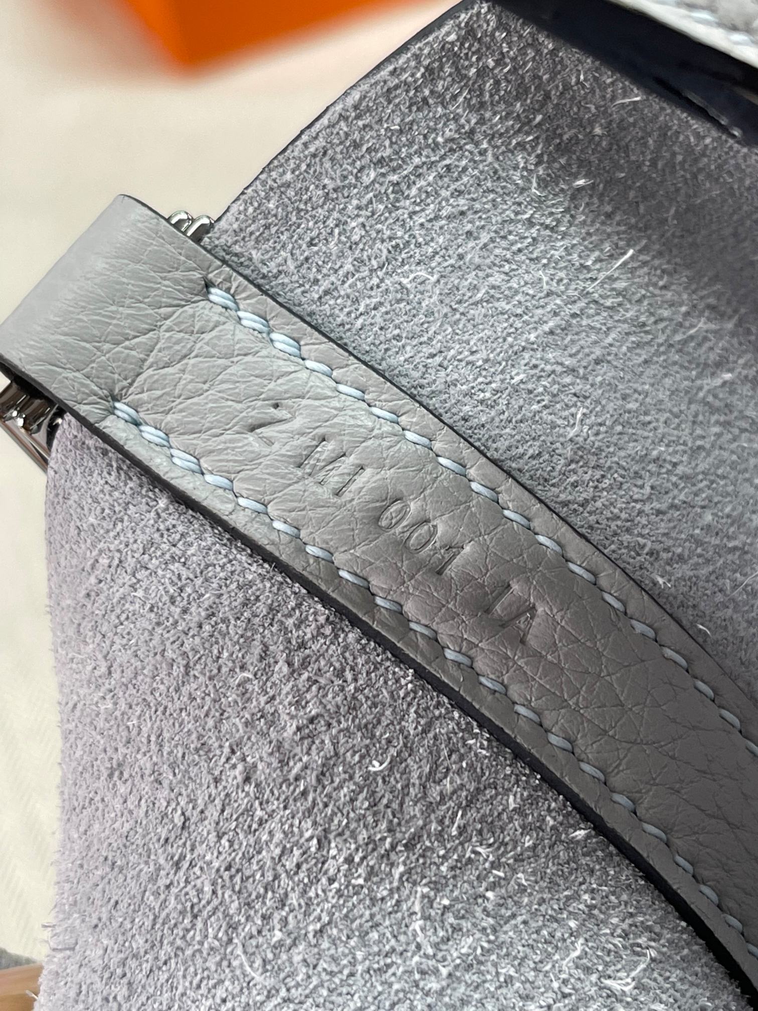 picotin18 chalice blue tc leather silver buckle