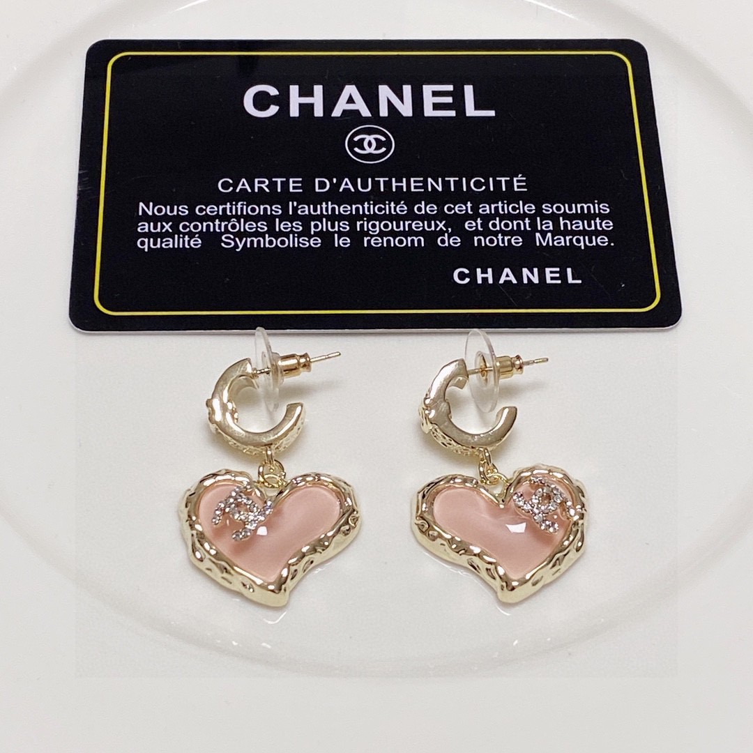 CHANEL🇫🇷Xiaoxiang Crystal Micro Diamond Stud Earrings👵 🇫🇷New Product Double C❤️❤️Chanel Earrings