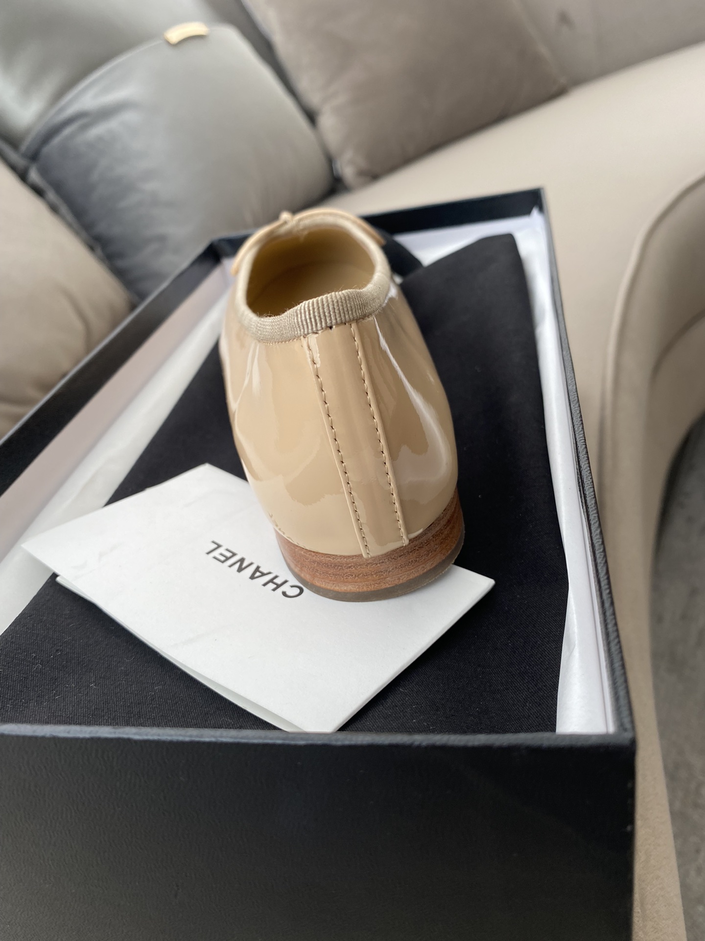 CHANEL ballet shoes Imported custom leather Italy imported leather outsole