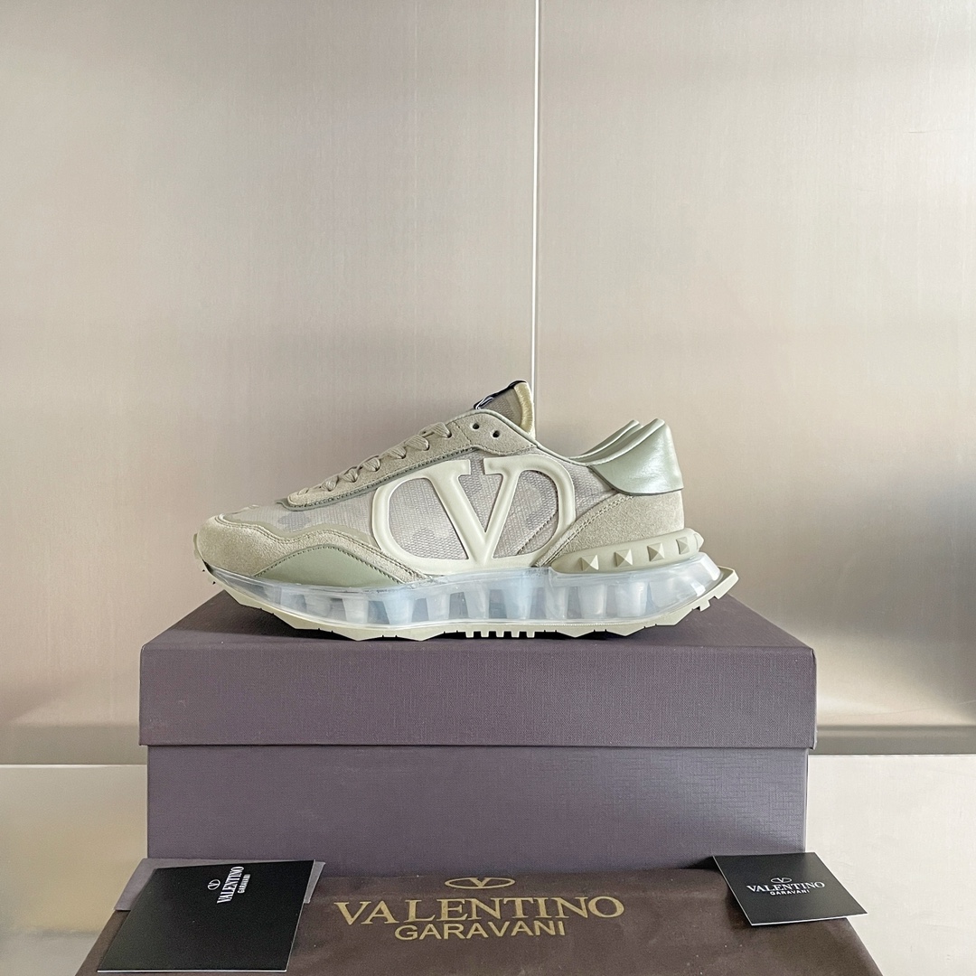【Valentino】𝟐𝟎𝟐𝟏/𝐒𝐒 𝐧𝐞𝐰  Valentino new NETRUNNER series casual air cushion sports shoes