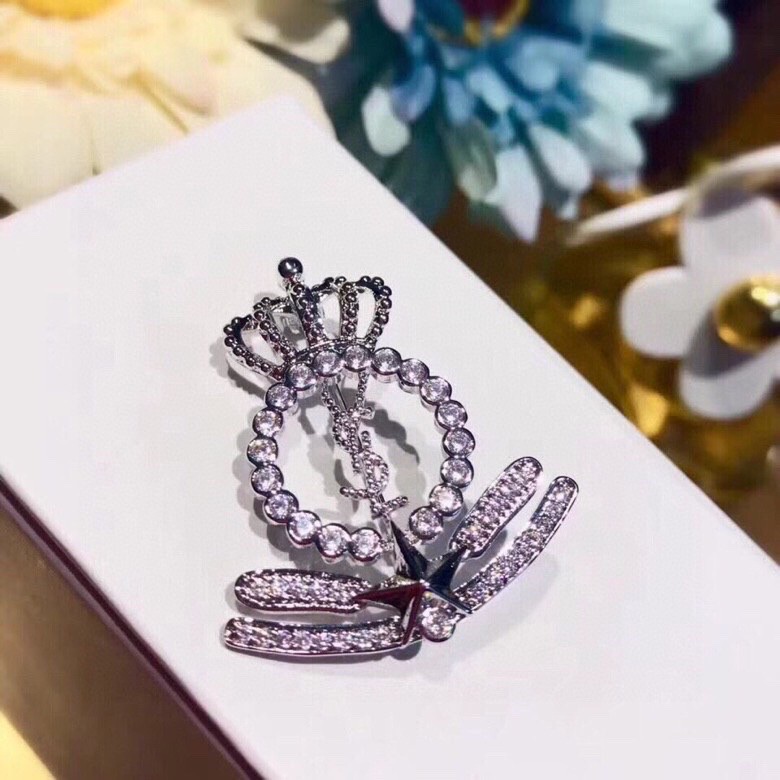 Saint Laurent YSL brooch