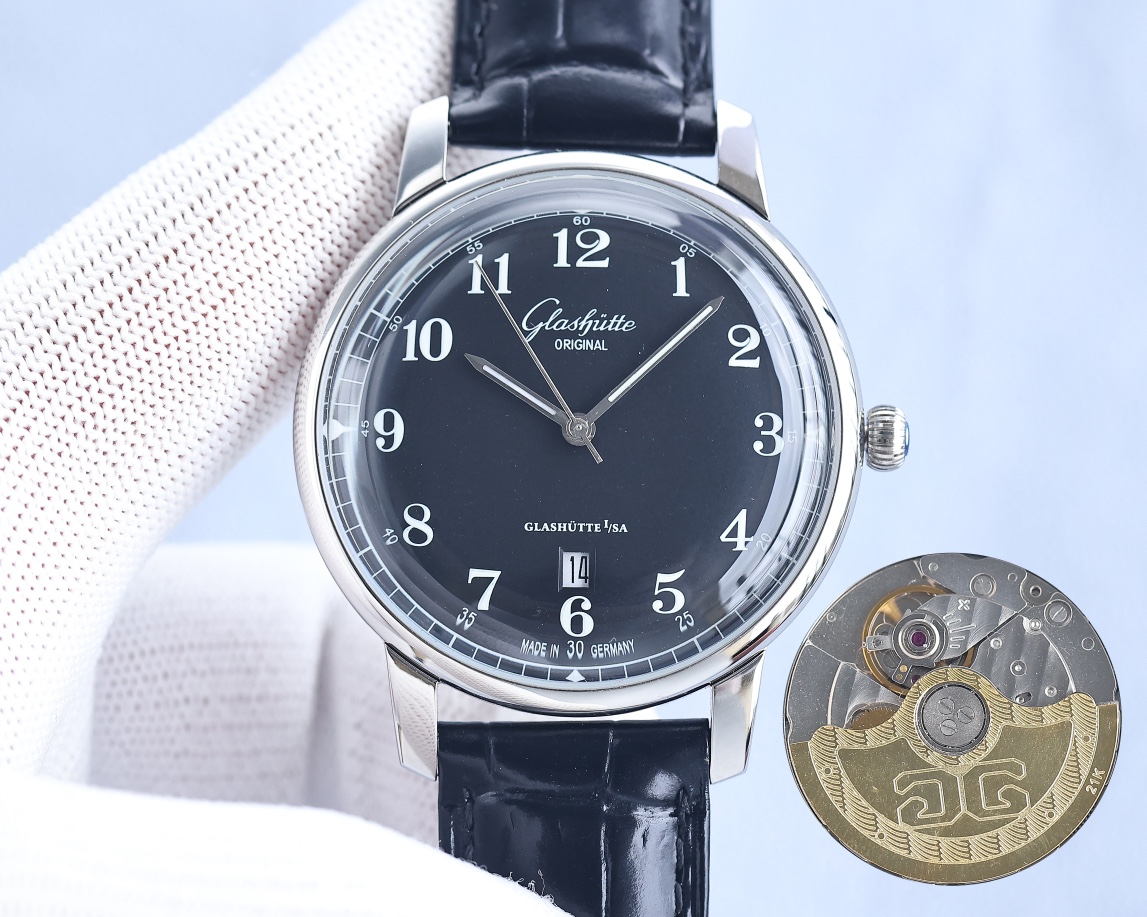 Glashütte TW Glashütte Original Councillor Model 1-36-01 Original Open Model Copy