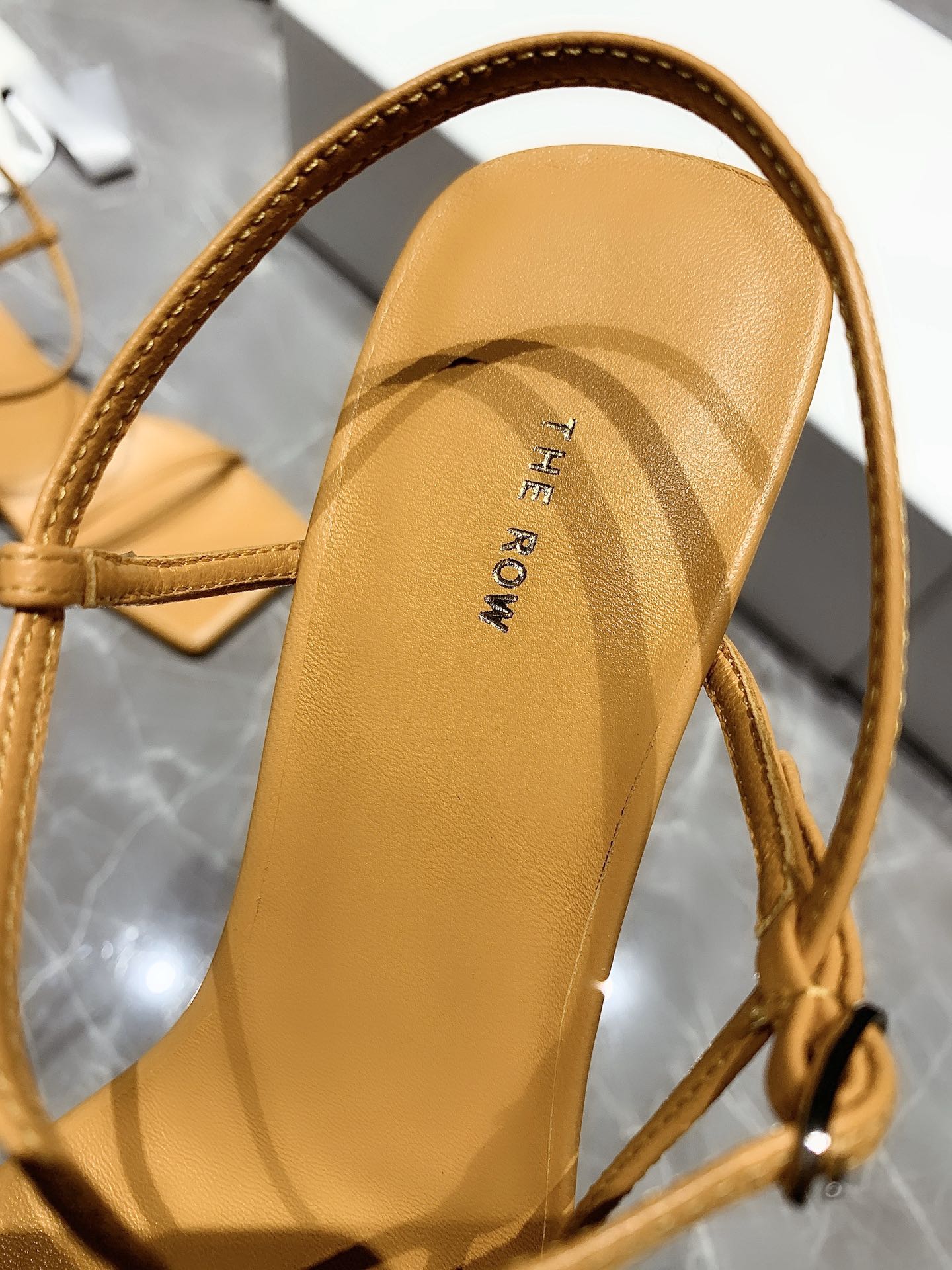 THE ROW - Top Edition Spring/Summer 2020 New The Row goddess level thin strap high heel sandals
