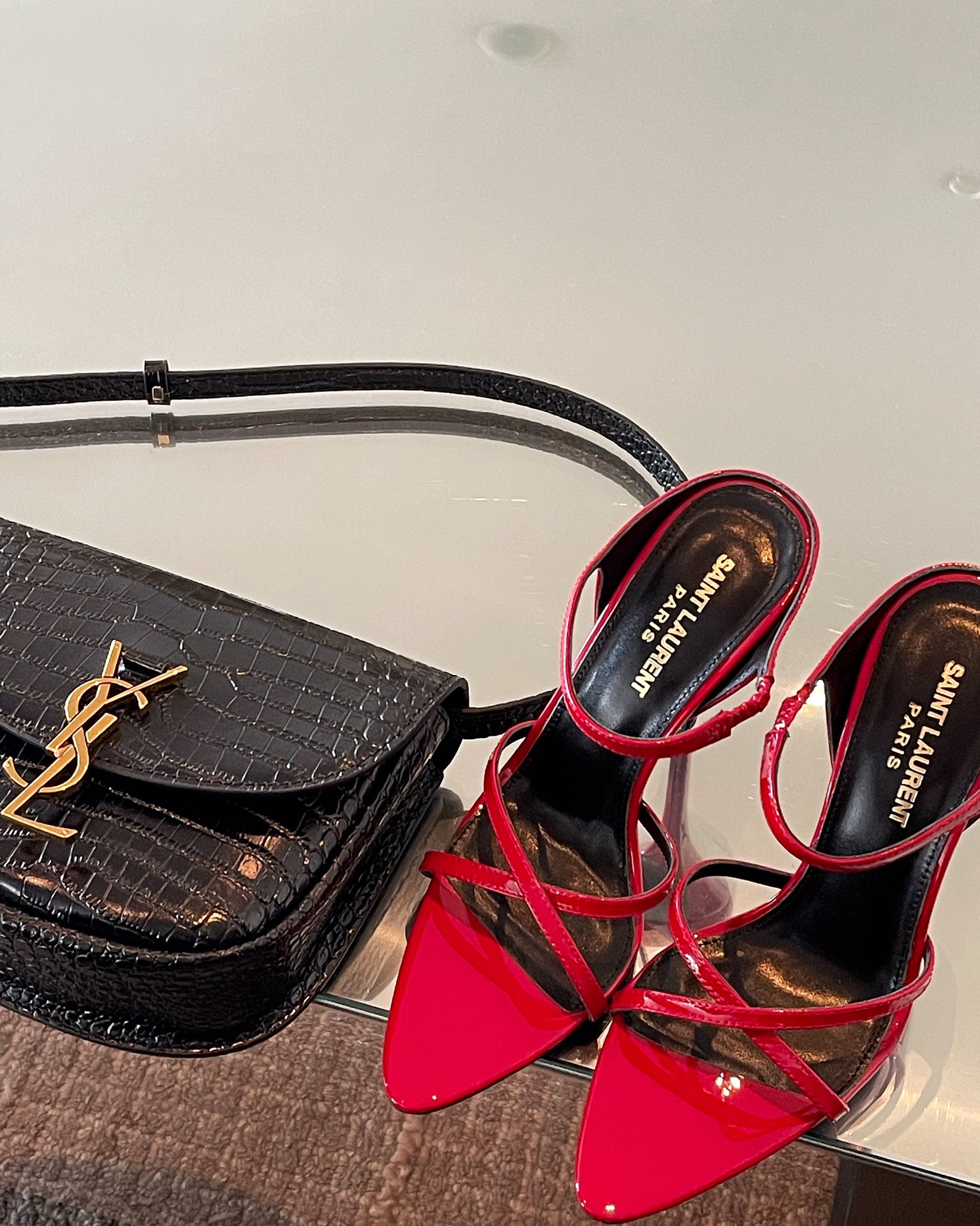 𝙎𝙖𝙞𝙣𝙩 𝙇𝙖𝙪𝙧𝙚𝙣𝙩 | 𝟐𝟎𝟐𝟐/𝐒𝐒 𝐧𝐞𝐰 YSL｜Early spring new high heels Italian leather outsole