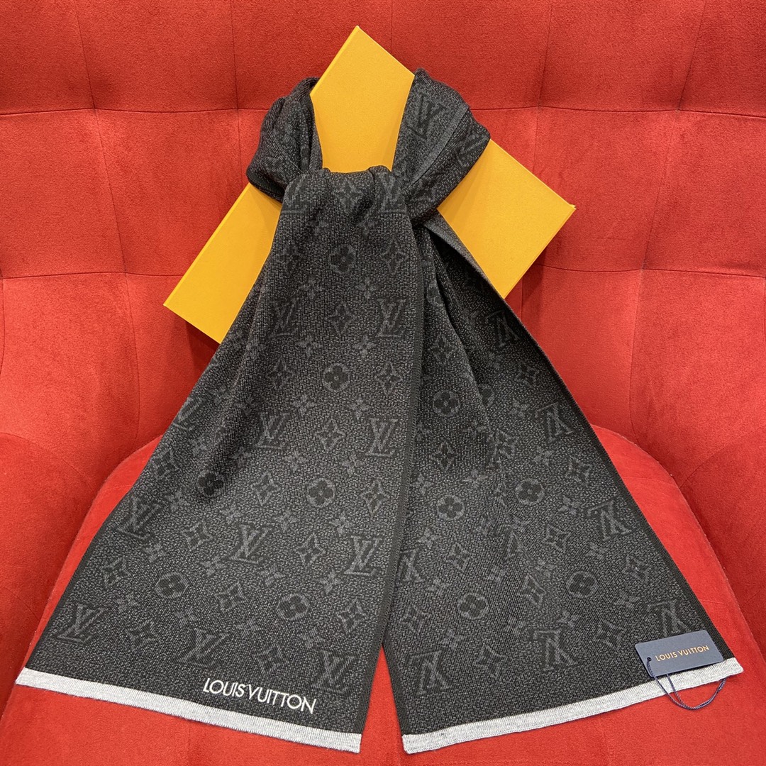 𝐋𝐨𝐮𝐢𝐬 𝐯𝐮𝐢𝐭𝐭𝐨𝐧 Checkered Men's Scarf 100% Wool