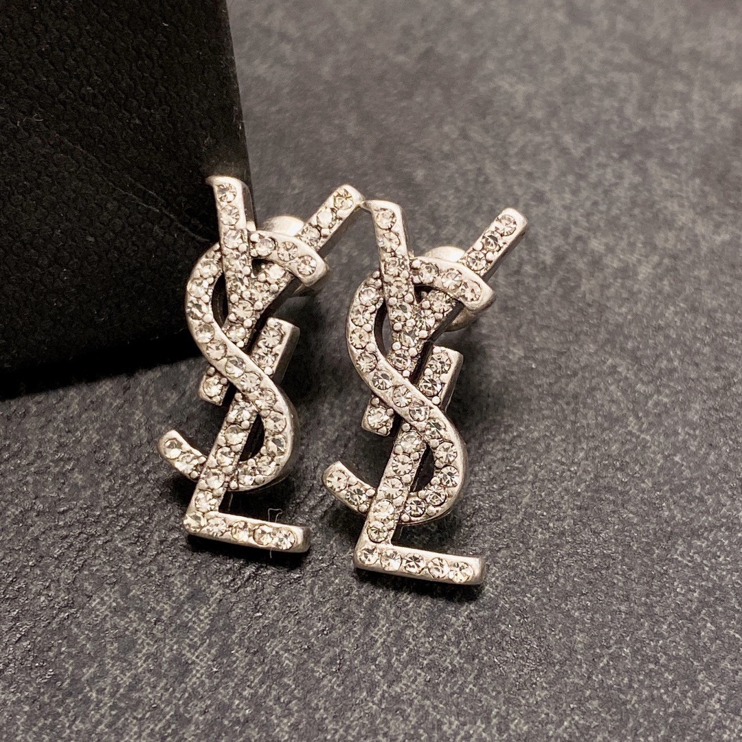 Saint Laurent YSL earrings studs
