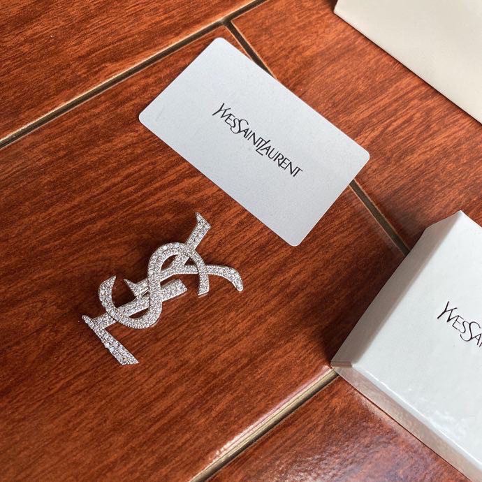 Saint Laurent YSL brooch