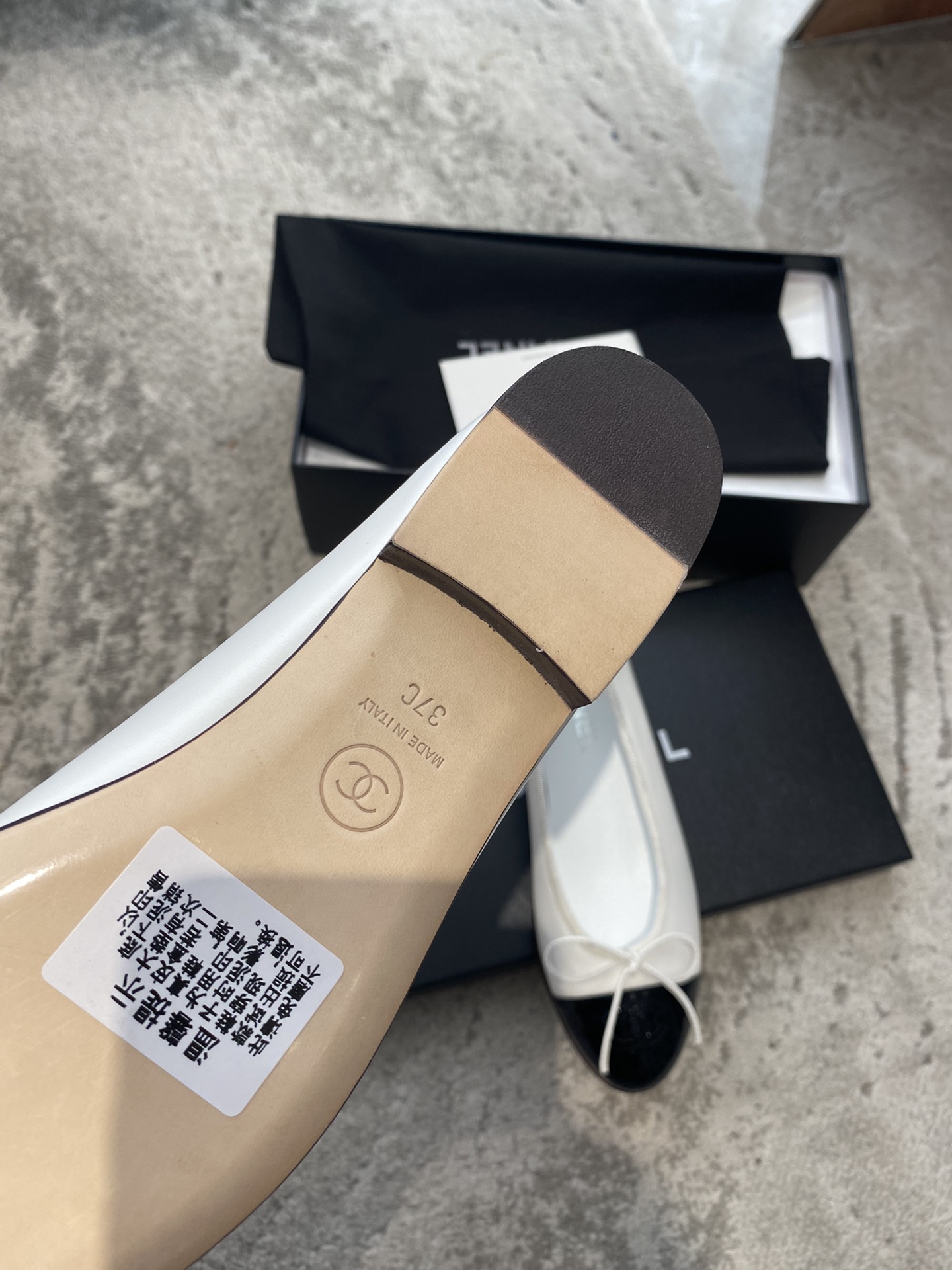 CHANEL ballet shoes Imported custom leather Italy imported leather outsole