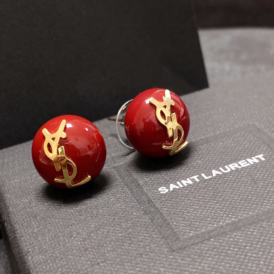 Saint Laurent YSL earrings studs