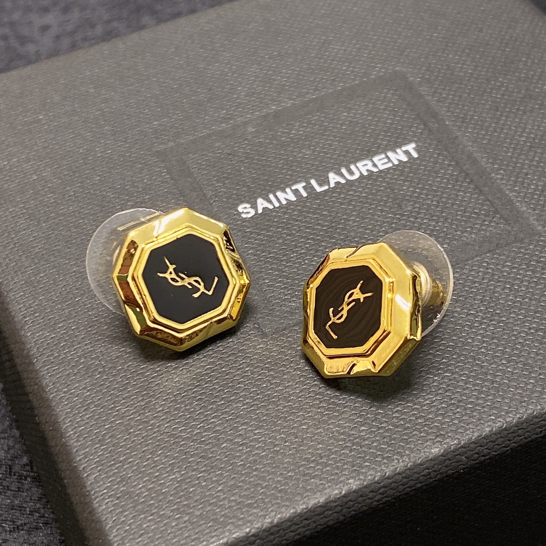 Saint Laurent YSL earrings studs