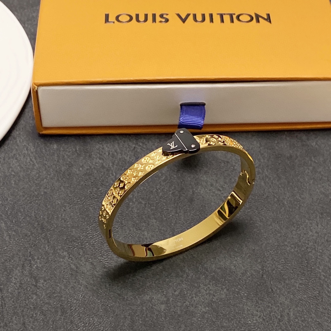 Louis Vuitton Lv bracelet in 14kt fine colour guaranteed