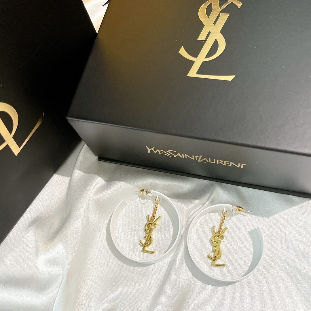Saint Laurent YSL earrings studs