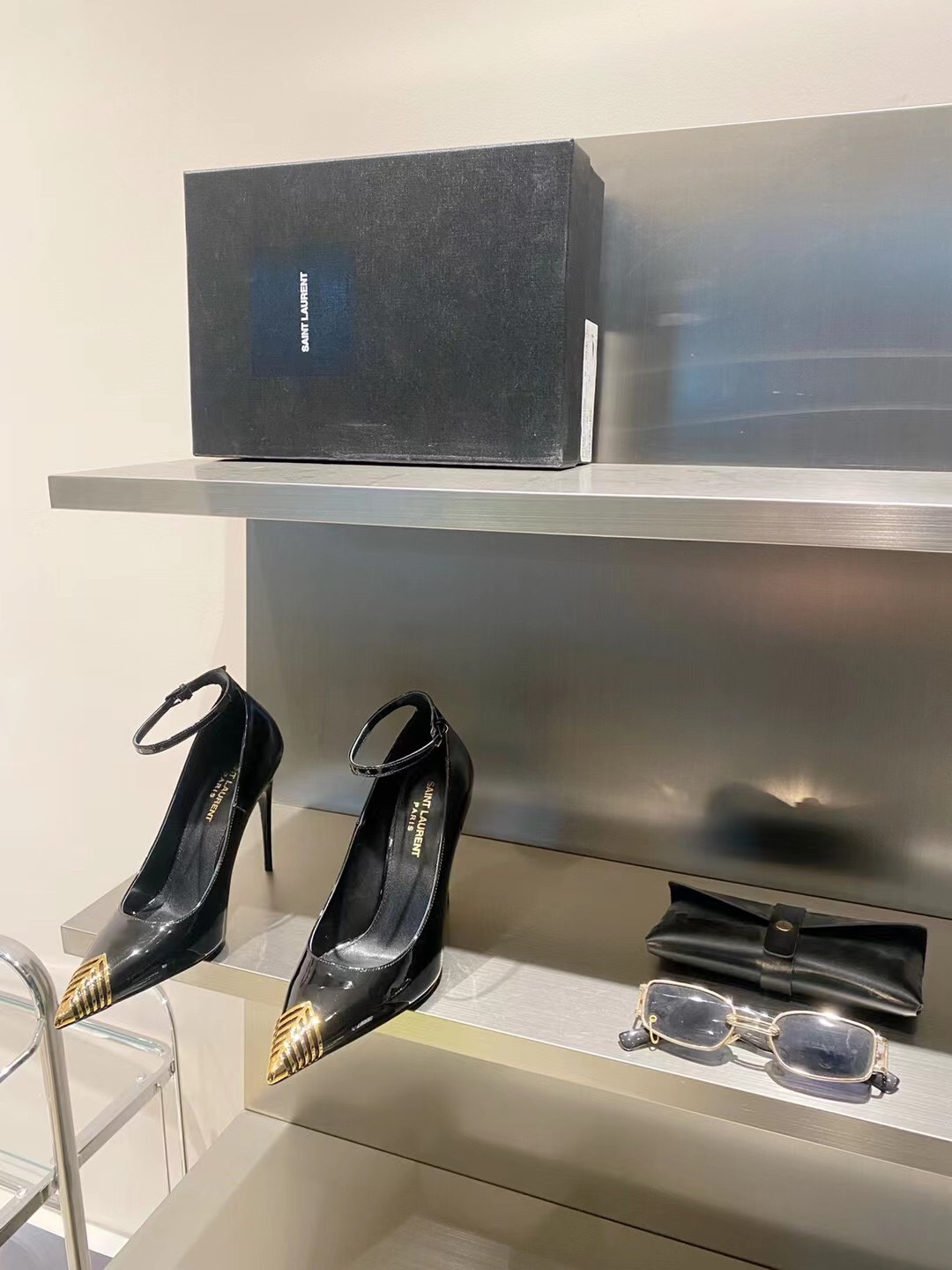 𝙎𝙖𝙞𝙣𝙩 𝙇𝙖𝙪𝙧𝙚𝙣𝙩 | 𝟐𝟎𝟐𝟐/𝐒𝐒 𝐧𝐞𝐰 YSL｜The newest model of high heels, the work of the gods, heel height 9.5cm