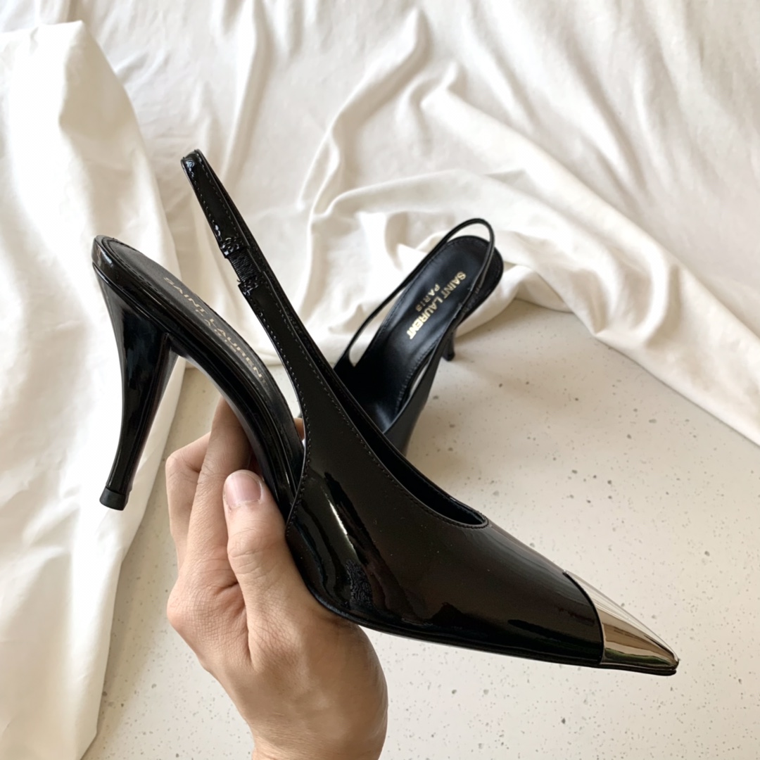 𝙎𝙖𝙞𝙣𝙩 𝙇𝙖𝙪𝙧𝙚𝙣𝙩 | 𝟐𝟎𝟐𝟏/𝐒𝐒 𝐧𝐞𝐰 YSL｜Saint Laurent 2022 early spring hot YSL absolute absolute sub metal chain high heels
